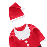 Maxbell Infant Bodysuit Long Sleeve Romper for Baby 1ST Christmas Daily Wear Infants for Height 59cm