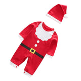 Maxbell Infant Bodysuit Long Sleeve Romper for Baby 1ST Christmas Daily Wear Infants for Height 73cm