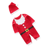 Maxbell Infant Bodysuit Long Sleeve Romper for Baby 1ST Christmas Daily Wear Infants for Height 90cm