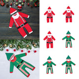 Maxbell First Christmas Baby Outfit Boy Girl with Hat Long Sleeve Newborn Clothes Red 80