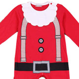 Maxbell First Christmas Baby Outfit Boy Girl with Hat Long Sleeve Newborn Clothes 95 Red