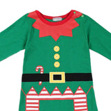 Maxbell First Christmas Baby Outfit Boy Girl with Hat Long Sleeve Newborn Clothes 80 Green