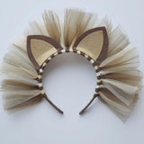 Maxbell 2xCat Ear Headband Gifts Animal Hairband for Birthday Party Party Performance