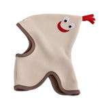 Maxbell Baby Balaclava Hat Lovely Fleece Hat Thermal Hood for Children Kids Boy Girl Beige