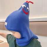 Maxbell Baby Balaclava Hat Lovely Fleece Hat Thermal Hood for Children Kids Boy Girl Blue