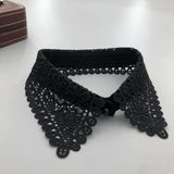 Maxbell 3xWomen Fake Collar Detachable Fake Half Shirt Collar for Clothing Accessories White