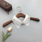 Maxbell 4xWomen Fake Collar Detachable Fake Half Shirt Collar for Clothing Accessories White