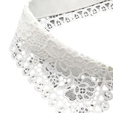 Maxbell 4xWomen Fake Collar Detachable Fake Half Shirt Collar for Clothing Accessories White