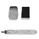 Maxbell 2xWolf Tail and Gloves Set Werewolf Cosplay Masquerade for Party Festival Prom with Mask 23cmx23cm