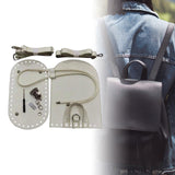 Maxbell 3xKnitting Bag Bottoms Nail Bottom Shaper Pad Flap Cover Sewing Bag Making Set White