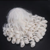 Maxbell 3xSanta Hair and Beard Set for Santa Claus Costume for Props Cosplay