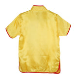 Chinese Traditional Wushu Costume Apparel for Adult Kid Women Boys Girls Yellow 140