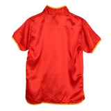 Chinese Traditional Wushu Costume Apparel for Adult Kid Women Boys Girls Red 150