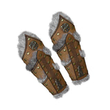Maxbell 2xPU Leather Gauntlet Wristband Arm Guards for Themed Party Costume Masquerade