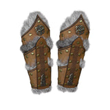 Maxbell 2xPU Leather Gauntlet Wristband Arm Guards for Themed Party Costume Masquerade