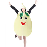 Maxbell 2xAdult Fruit Costume Novelty Food Cosplay Costumes Outfit Props for Men Women Pear