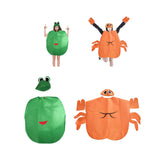 Maxbell 2xAdult Animal Costume Lovely Comfortable Animals Cosplay Costumes Suit Props Frog