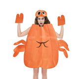 Maxbell 2xAdult Animal Costume Lovely Comfortable Animals Cosplay Costumes Suit Props Crab