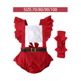 Maxbell Christmas Baby Coverall Clothes Romper for Holiday Baby 1ST Christmas Casual 70