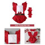Maxbell Christmas Baby Coverall Clothes Romper for Holiday Baby 1ST Christmas Casual 70