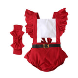 Maxbell Christmas Baby Coverall Clothes Romper for Holiday Baby 1ST Christmas Casual 100