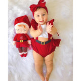 Maxbell Christmas Baby Coverall Clothes Romper for Holiday Baby 1ST Christmas Casual 100