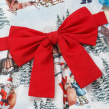 Maxbell Baby Girl Christmas Dress Smocked Dress Costume Santa Reindeer Dress 80cm