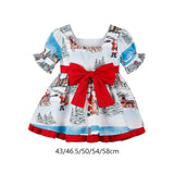 Maxbell Baby Girl Christmas Dress Smocked Dress Costume Santa Reindeer Dress 80cm