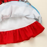 Maxbell Baby Girl Christmas Dress Smocked Dress Costume Santa Reindeer Dress 100cm