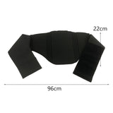Maxbell 2xLipo Foam Post Multifunction Liposuction Recovery Foam Post for Abdomen Girl Black