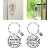 Maxbell i Love You Keychain from Mum or Dad for Presents Children's Day Holiday Gift To daughter