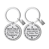 Maxbell i Love You Keychain from Mum or Dad for Presents Children's Day Holiday Gift To daughter