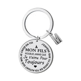 Maxbell i Love You Keychain from Mum or Dad for Presents Children's Day Holiday Gift To son