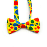 Maxbell Adjustable Suspender Set Dot Suspender Bowtie Set for Choir Parties Carnival