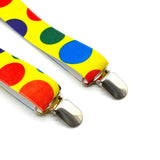 Maxbell Adjustable Suspender Set Dot Suspender Bowtie Set for Choir Parties Carnival