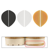 Maxbell 16Pairs Heel Plates Non Slip Shoe Pads Shoe Sole for Sneakers Leather Shoes Black
