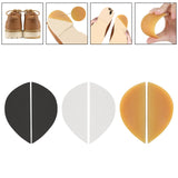 Maxbell 16Pairs Heel Plates Non Slip Shoe Pads Shoe Sole for Sneakers Leather Shoes Black