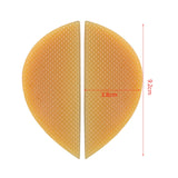 Maxbell 16Pairs Heel Plates Non Slip Shoe Pads Shoe Sole for Sneakers Leather Shoes Yellow
