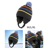 Maxbell Baby Winter Hat Warm with Colorful Stripes Knit Hat for Toddlers Kids Infant M
