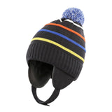 Maxbell Baby Winter Hat Warm with Colorful Stripes Knit Hat for Toddlers Kids Infant M
