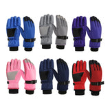 Maxbell Kids Winter Gloves Thick Keep Hand Warm Ski Gloves for Children Water Sports Blue