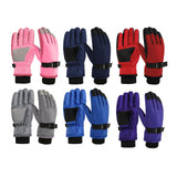 Maxbell Kids Winter Gloves Thick Keep Hand Warm Ski Gloves for Children Water Sports Blue
