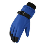 Maxbell Kids Winter Gloves Thick Keep Hand Warm Ski Gloves for Children Water Sports Blue