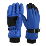 Maxbell Kids Winter Gloves Thick Keep Hand Warm Ski Gloves for Children Water Sports Blue