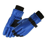 Maxbell Kids Winter Gloves Thick Keep Hand Warm Ski Gloves for Children Water Sports Blue