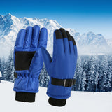 Maxbell Kids Winter Gloves Thick Keep Hand Warm Ski Gloves for Children Water Sports Blue