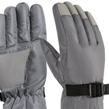 Maxbell Kids Winter Gloves Thick Keep Hand Warm Ski Gloves for Children Water Sports Gray