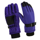 Maxbell Kids Winter Gloves Thick Keep Hand Warm Ski Gloves for Children Water Sports Purple