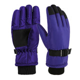 Maxbell Kids Winter Gloves Thick Keep Hand Warm Ski Gloves for Children Water Sports Purple