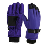 Maxbell Kids Winter Gloves Thick Keep Hand Warm Ski Gloves for Children Water Sports Purple